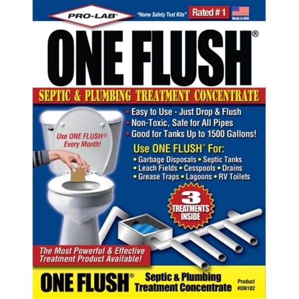 Pro-Lab ON102 One Flush Septic & Plumbing Treatment Concen PR310718